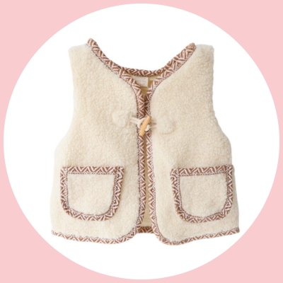 Gillet sans manches sherpa - Collection Doux comme un agneau