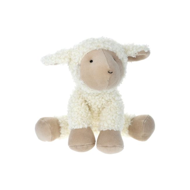 Peluche agneau blanc assis Mercredi et Patati Le petit Souk