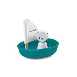 PLAN TOYS - Bateau à voile ours polaire