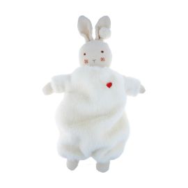 Doudou lapin blanc bébé