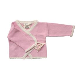 gilet cache coeur rose bébé