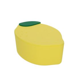 Boîte à goûter en silicone citron