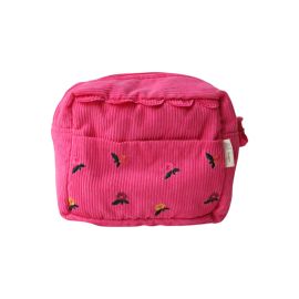 trousse de toilette velours rose