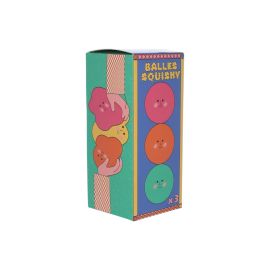 lot de 3 balles squishy 