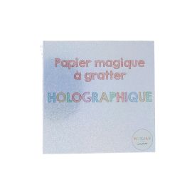 Papier magique à gratter Holographique