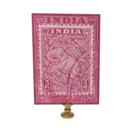 Carte Indienne éléphant rose