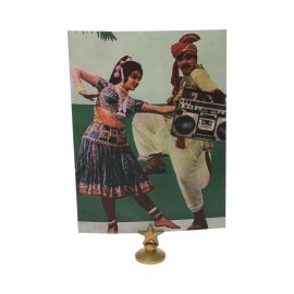 Carte couple de danseurs Indiens