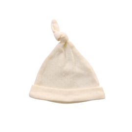 bonnet bébé crème tissu pointelle