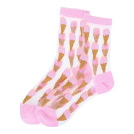 chaussettes nylon femme