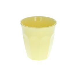 Grand verre mélamine jaune