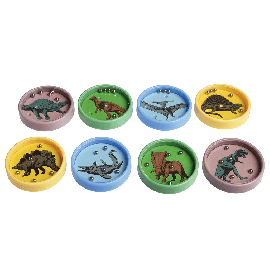 Jeu de patience à billes dinosaure