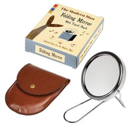 miroir de poche et sa pochette