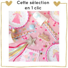 Pack anniversaire féérique Princesse et licorne