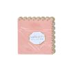 Lot de 18 serviettes roses Cirque