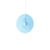 Suspension fleur en papier bleue