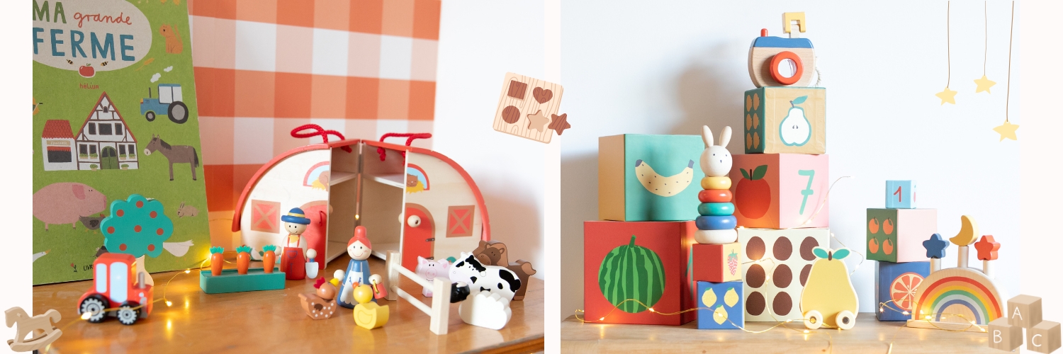 Voir les jouets en bois enfant